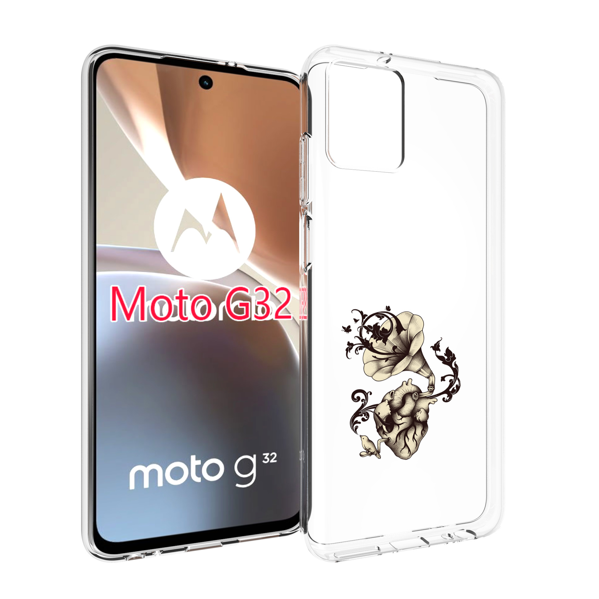 Чехол MyPads Граммофон для Motorola Moto G32