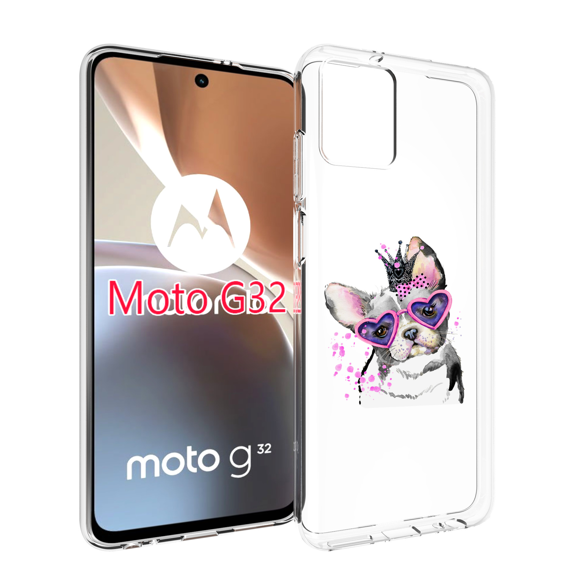 

Чехол MyPads принцесса для Motorola Moto G32, Прозрачный, Tocco