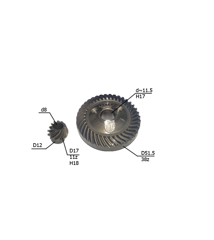 фото Коническая пара кит для bosch gws-14-125 (сс7), арт. 006-0060