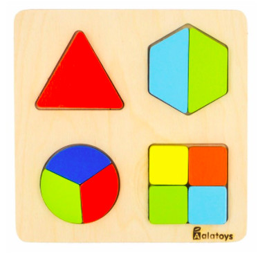 

Пазл Aalatoys 9 деталей Дроби