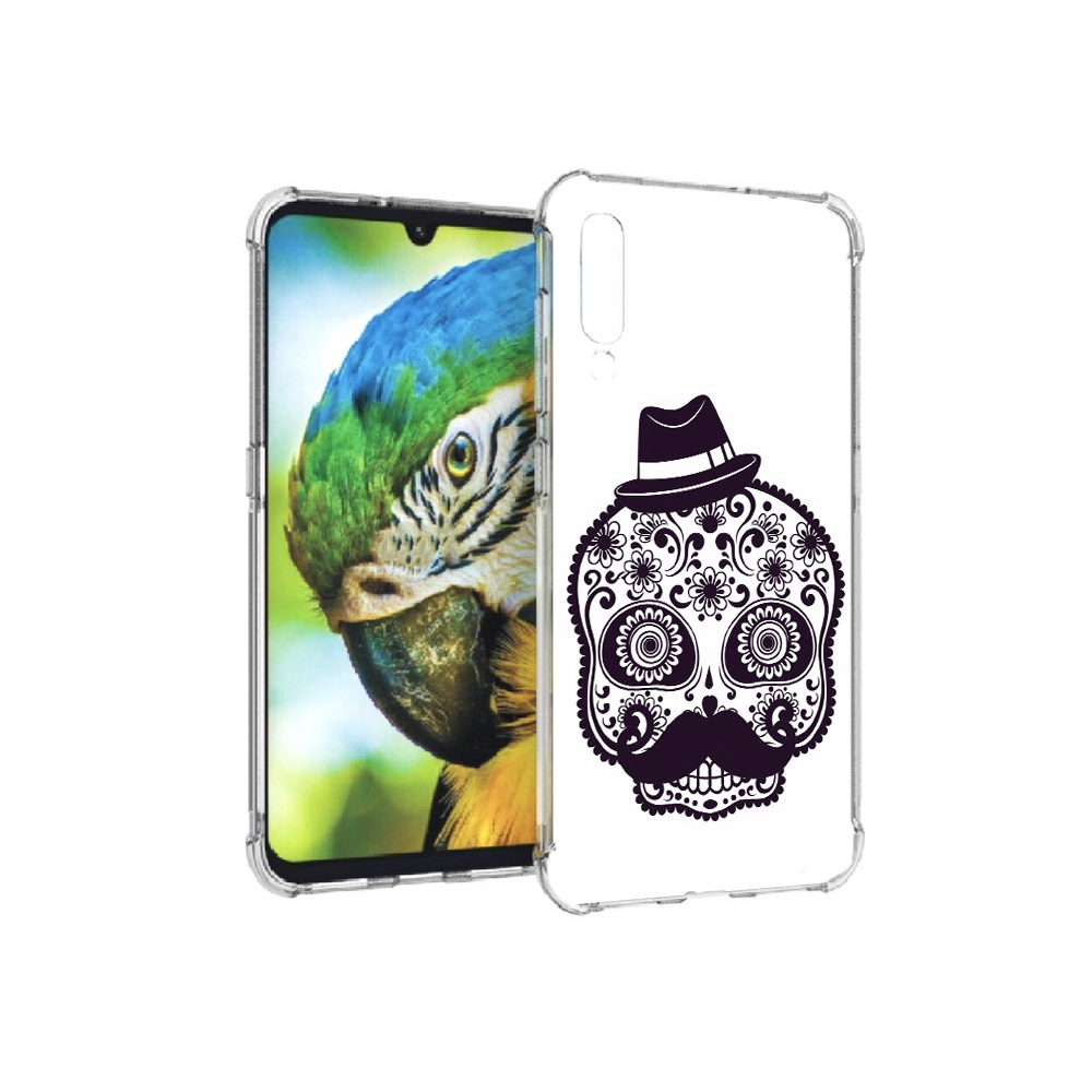 

Чехол MyPads Tocco для Xiaomi Mi 9 разрисованный скелет (PT126035.255.575), Прозрачный, Tocco