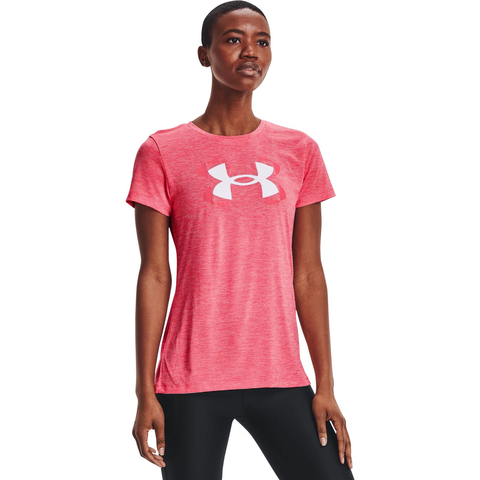 фото Футболка женская under armour 1366125-819 розовая s/m