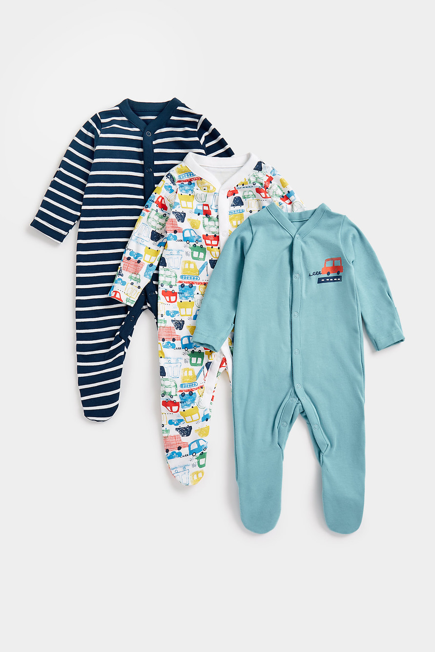 Комбинезон детский Mothercare MC-CB257, мультиколор, 56, 3 шт