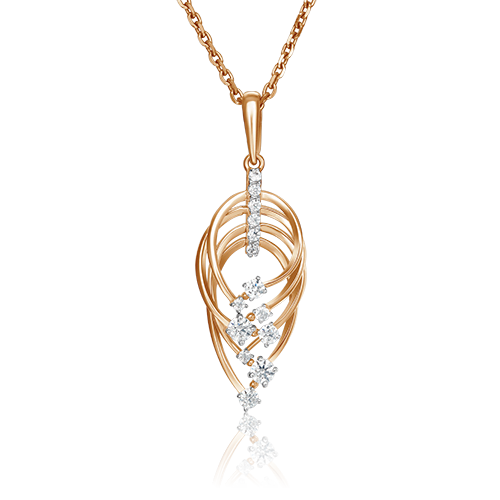 

Кулон из красного золота PLATINA jewelry 03-2995-00-501-1110-67, фианит, 03-2995-00-501-1110-67