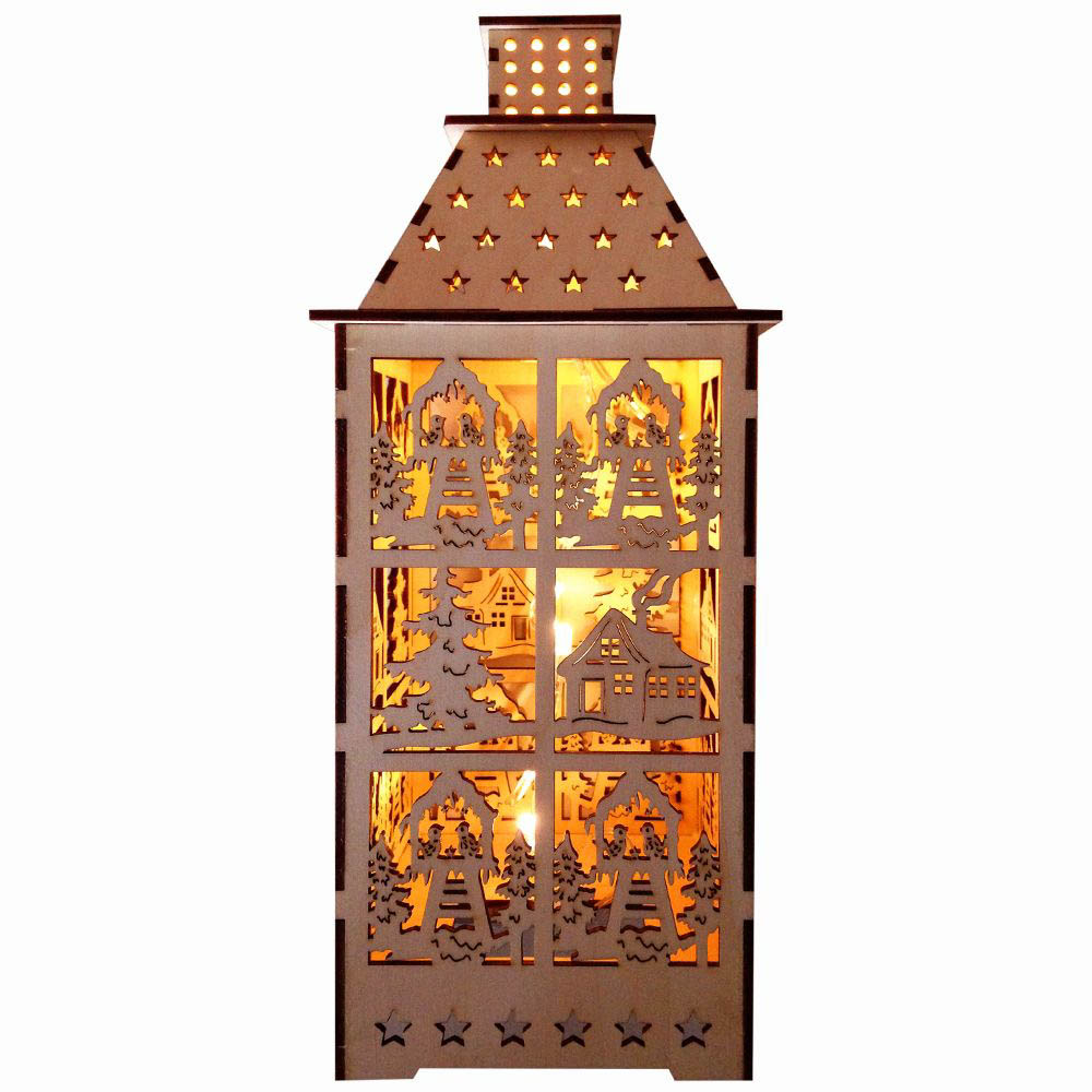 

Feron Деревянная световая фигура, 5LED, цвет свечения: теплый белый, 12*12,5*29,5 сm, бат