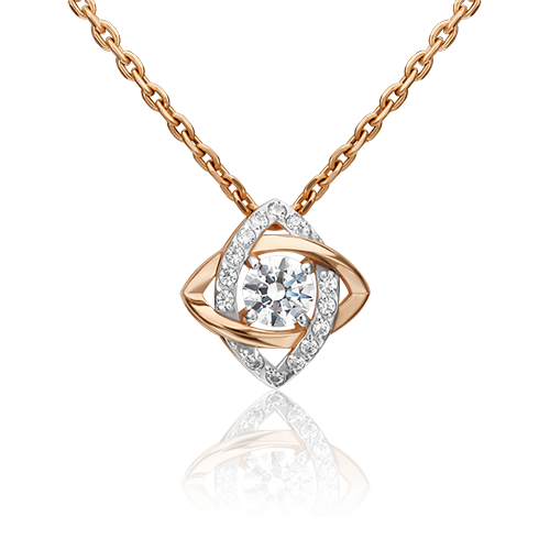 

Бегунок из красного золота PLATINA jewelry 03-3004-00-501-1110-38, фианит, 03-3004-00-501-1110-38