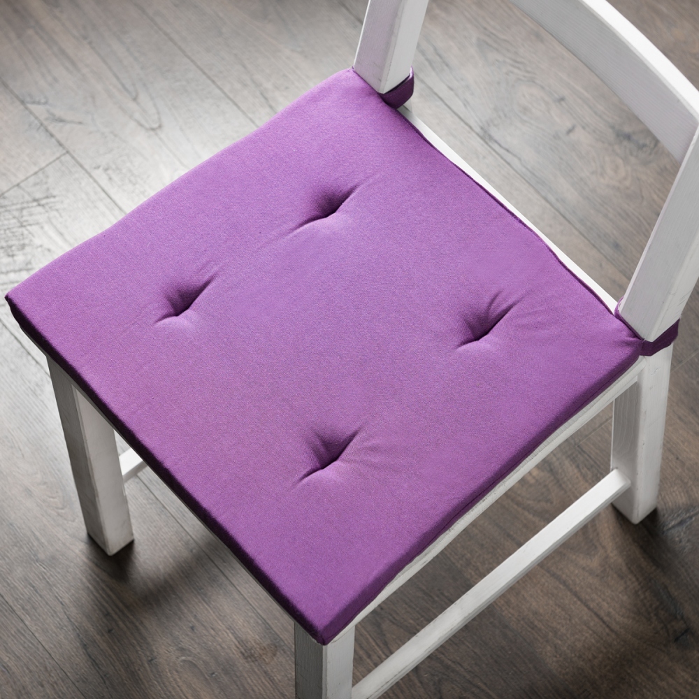 фото Pasionaria комплект подушек для стула "билли" res-pas05-06-04 фиолетовый 37х42 см (2 шт)