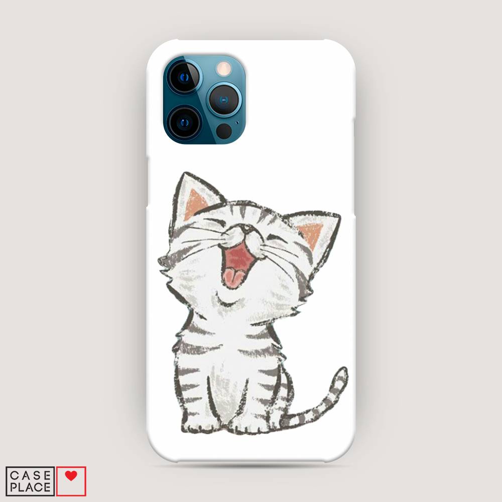 

Пластиковый чехол "Котенок рисованный" на Apple iPhone 12 Pro Max, 12720-1