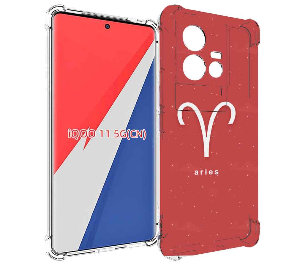 

Чехол MyPads знак-зодиака-овен-5 для Vivo iQOO 11, Прозрачный, Tocco