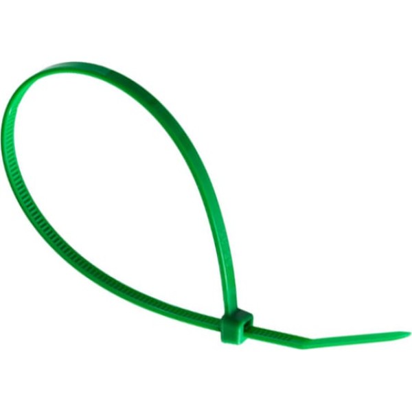

FORTISFLEX Стяжки нейлоновые КСС 4*200 зел уп.100шт 55119, Черный