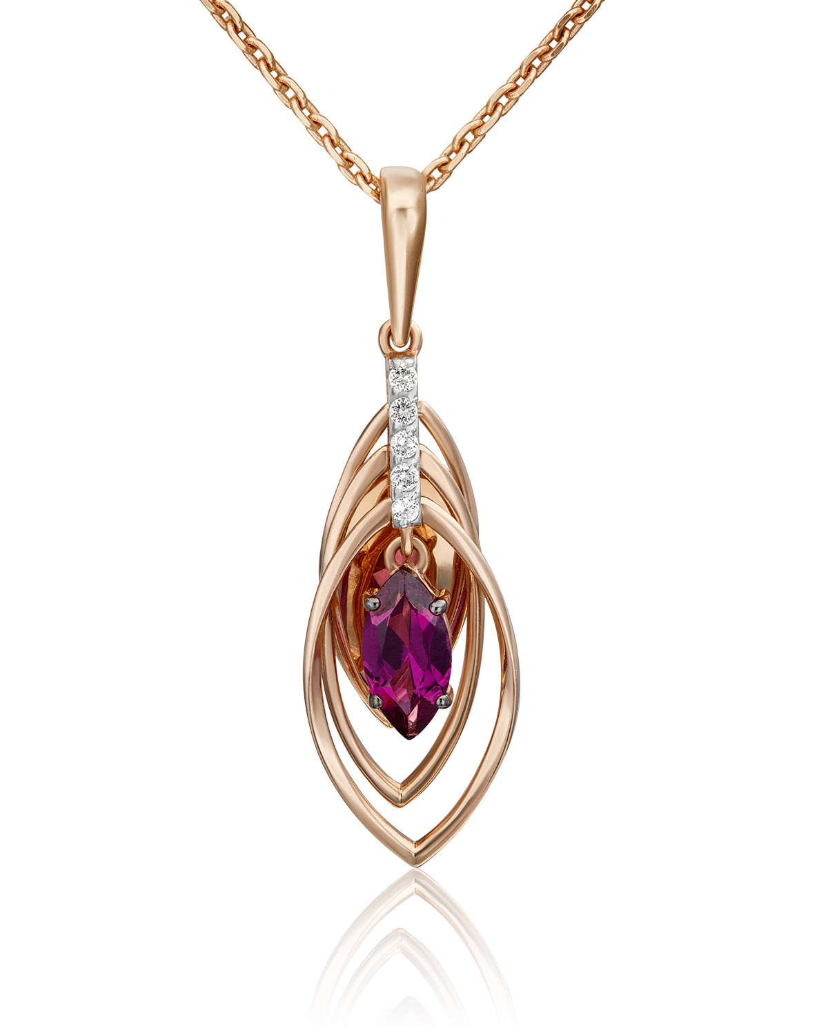 

Кулон из золота с топазом PLATINA jewelry 03-3055-01-264-1110-57, 03-3055-01-264-1110-57