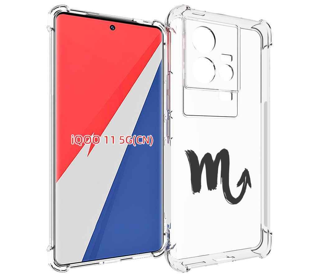 

Чехол MyPads знак-зодиака-скорпион-7 для Vivo iQOO 11, Прозрачный, Tocco