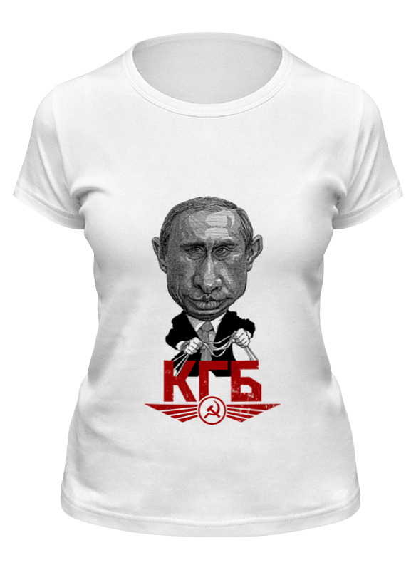 

Футболка женская Printio Putin белая XL, Белый, Putin