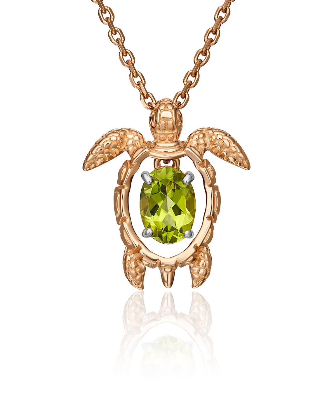 

Подвеска из золота с хризолитом PLATINA jewelry 03-3060-00-205-1110-57, 03-3060-00-205-1110-57