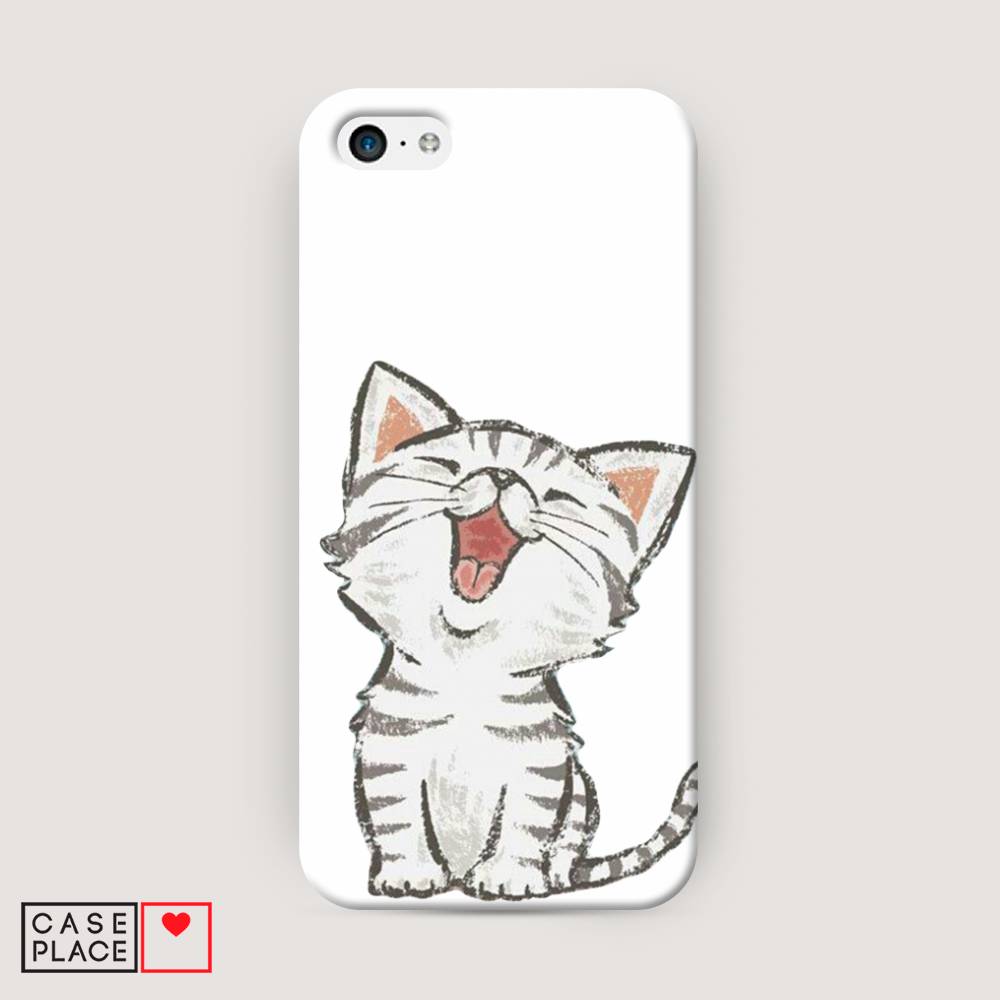 

Пластиковый чехол "Котенок рисованный" на Apple iPhone 5C, 10220-1