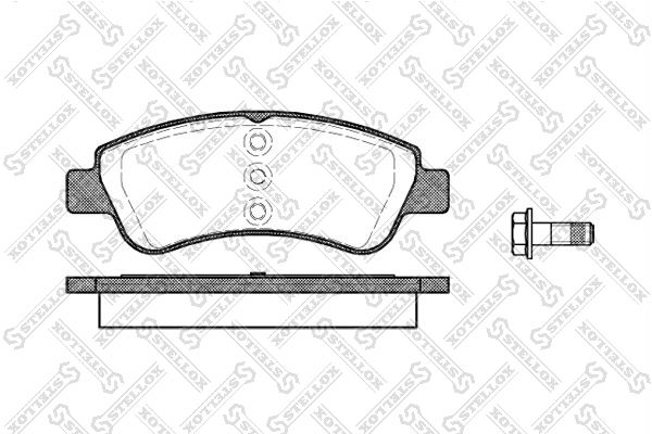 

Колодки Дисковые П. Peugeot 206 2.0Gti 16V 01>/2.0I Rc 03> 851 020-Sx =840 20