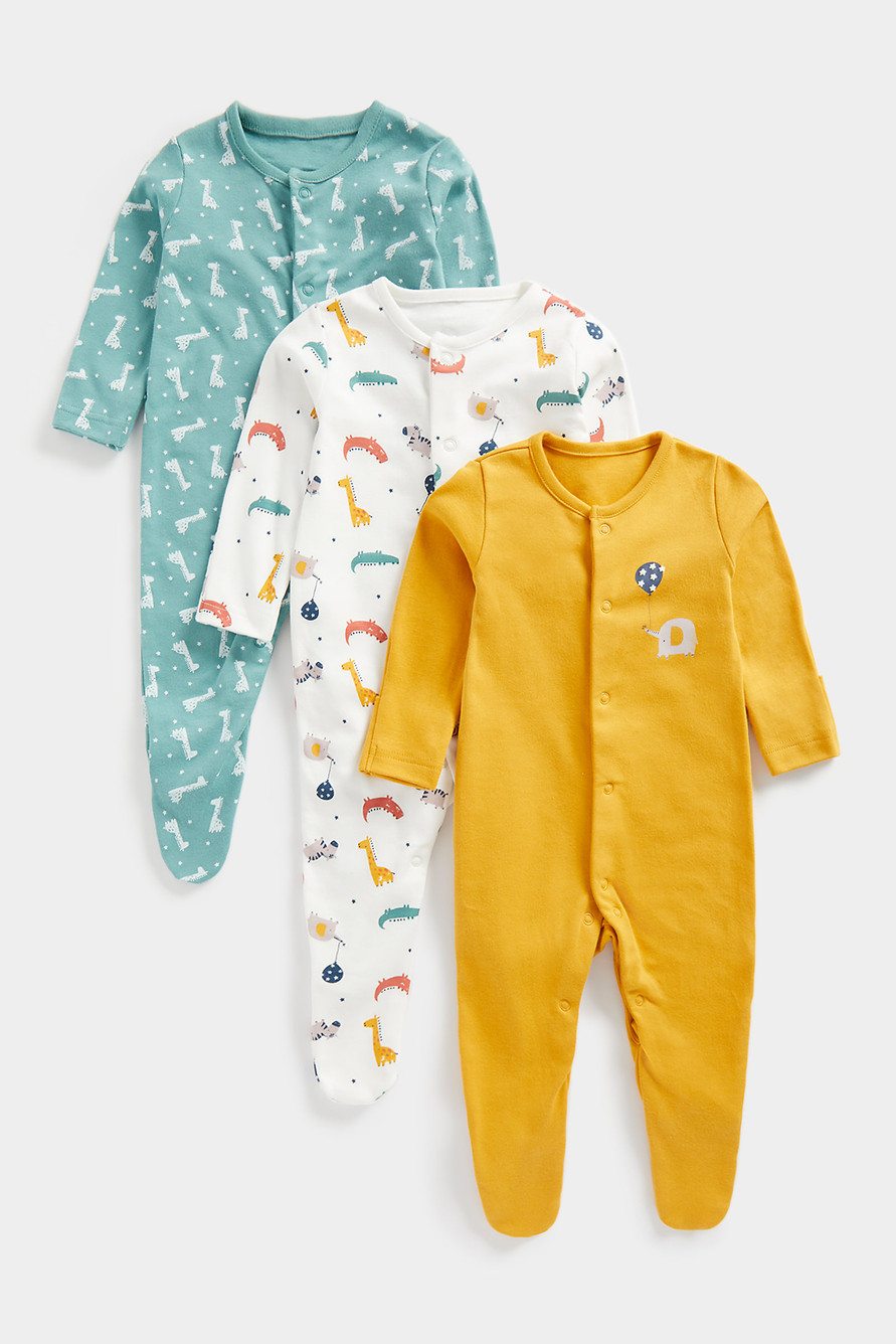 Комбинезон детский Mothercare MC-CB267, мультиколор, 56, 3 шт