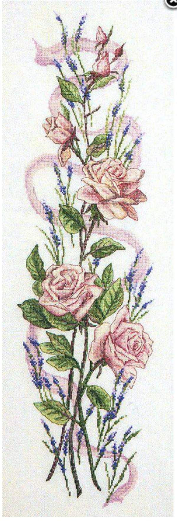 

Набор для вышивания Марья Искусница 14.002.04 Розы и лаванда