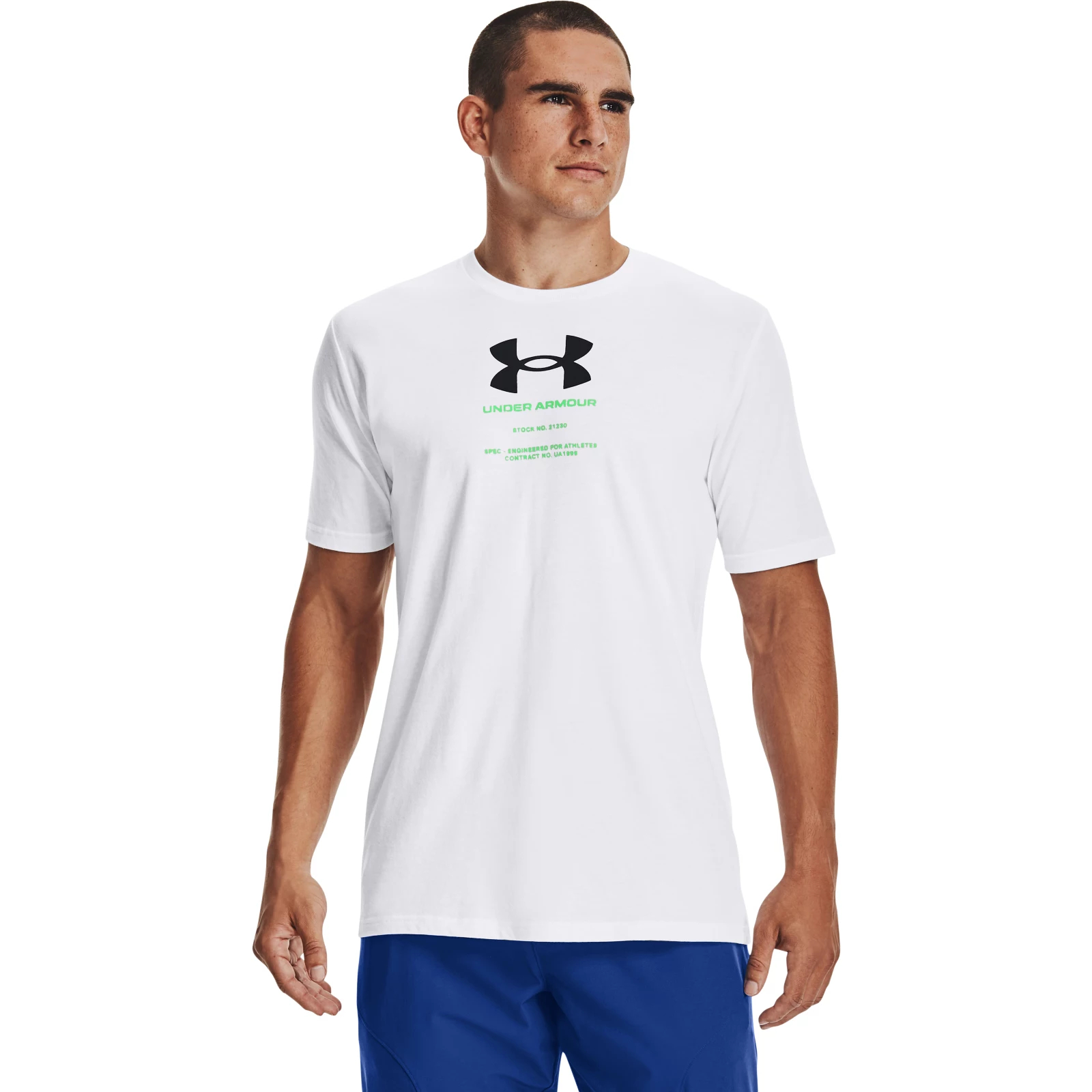 фото Футболка мужская under armour 1366443 белая xs