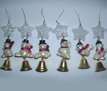 

Елочная игрушка Snowmen Звезда Снеговик Колокольчик 95 см Е70420 1 шт. белая, Белый, Звезда, Снеговик, Колокольчик, 9,5 см
