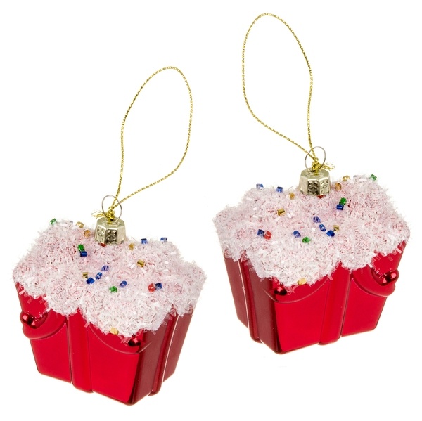 

Елочная игрушка торт Snowmen Маффин Карамель 8 см Е96719 2 шт. красная, Красный, Маффин, коллекция "Карамель", 8 см, 2 штуки