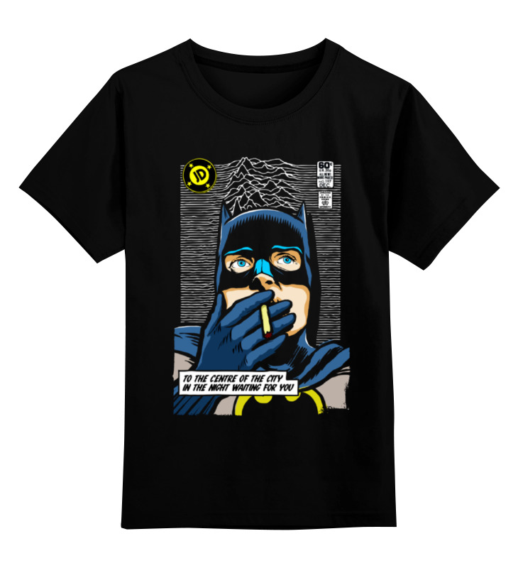 

Футболка детская Printio Batman waiting for you цв. черный р. 128, Batman waiting for you