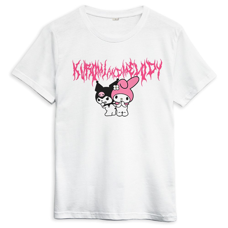 

Футболка мужская Dream Shirts Куроми и Мелоди / Хеллоу Китти / Аниме белая 2XL, Куроми и Мелоди / Хеллоу Китти / Hello Kitty / Аниме