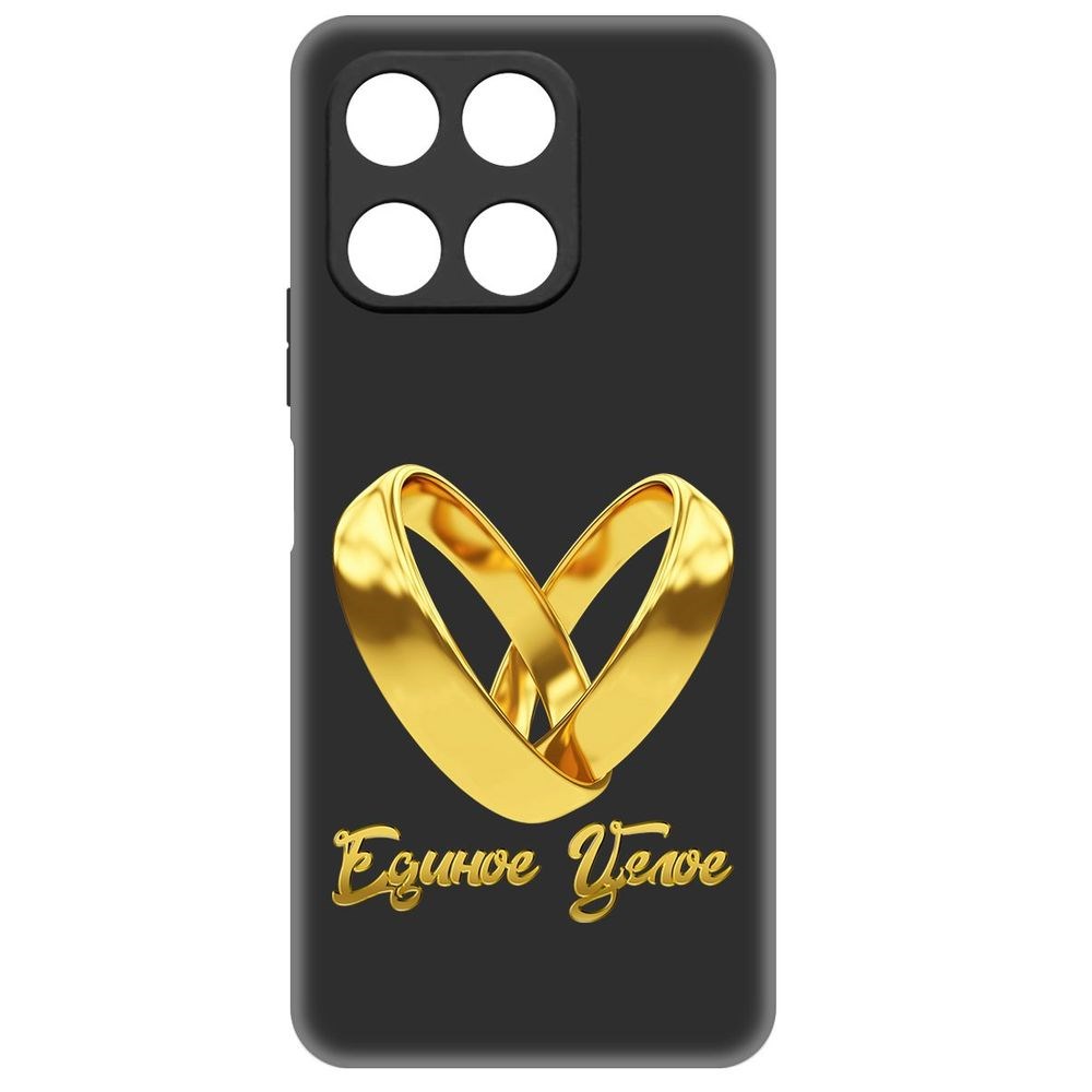 

Чехол-накладка Krutoff Soft Case Единое целое для Honor X6a черный