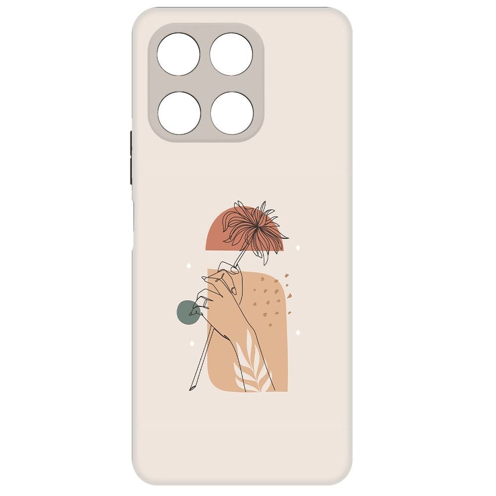 

Чехол-накладка Krutoff Soft Case Романтика для Honor X6a черный