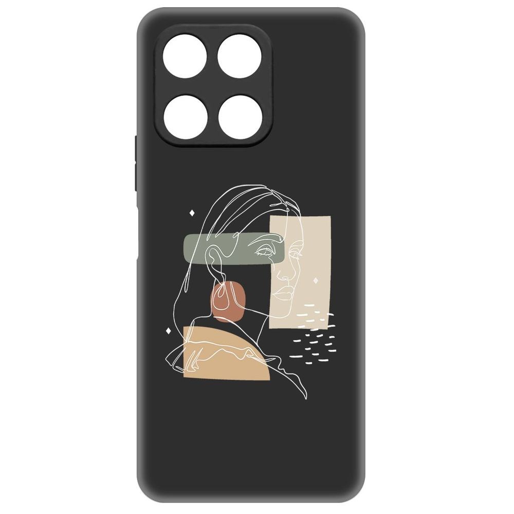 

Чехол-накладка Krutoff Soft Case Уверенность для Honor X6a черный