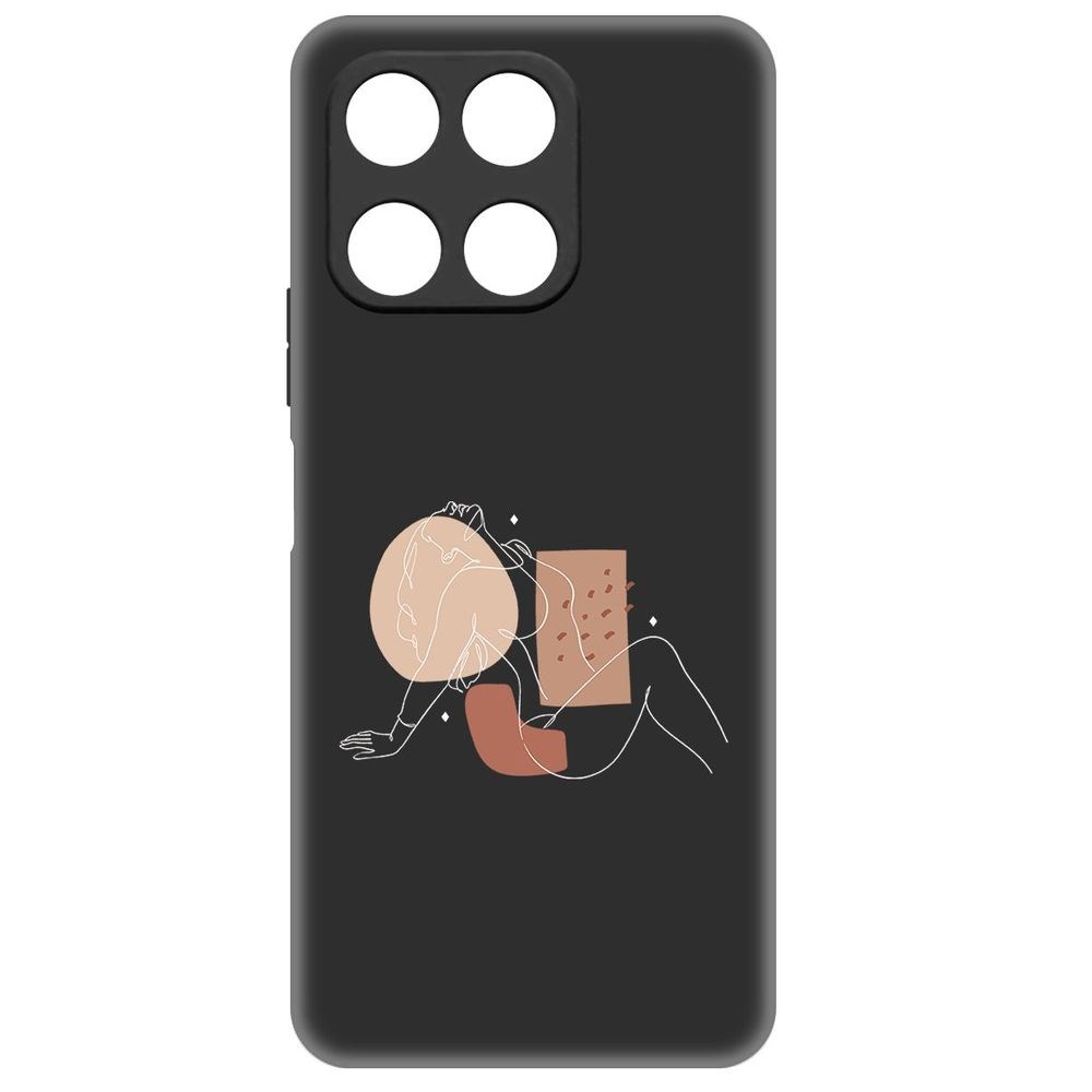

Чехол-накладка Krutoff Soft Case Чувственность для Honor X6a черный