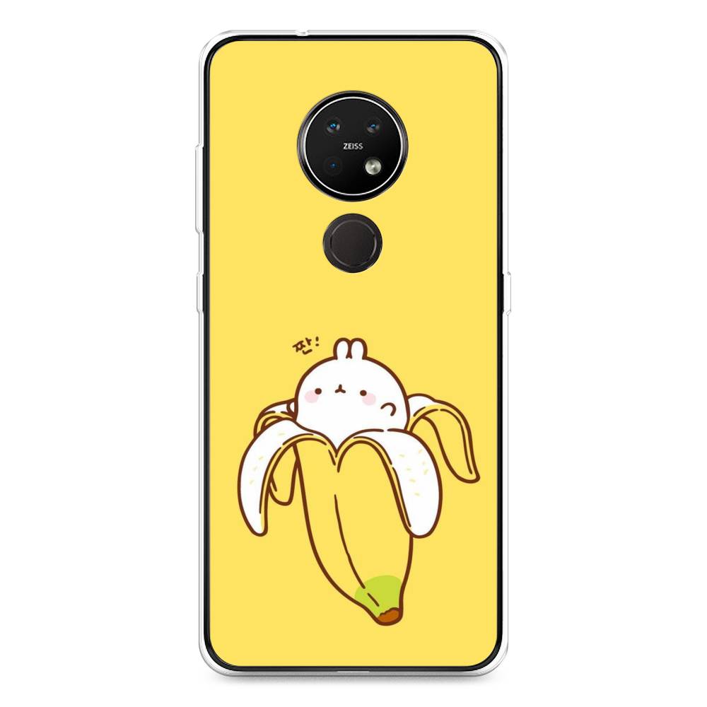 

Чехол Awog на Nokia 6.2 / Нокиа 6.2 "Зайчик-бананчик", Желтый;белый, 123050-2
