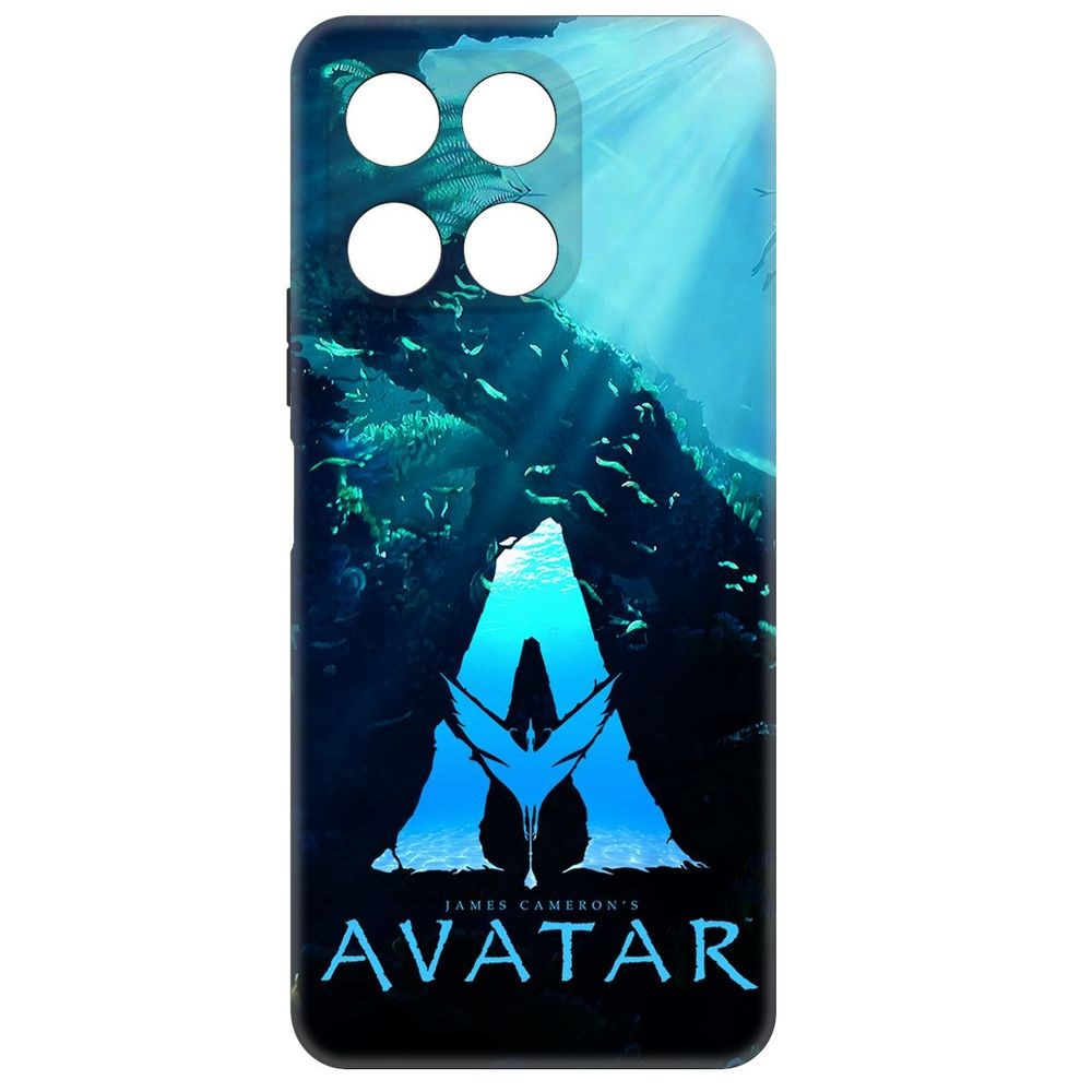 

Чехол-накладка Krutoff Soft Case Аватар - Цветное лого для Honor X6a черный