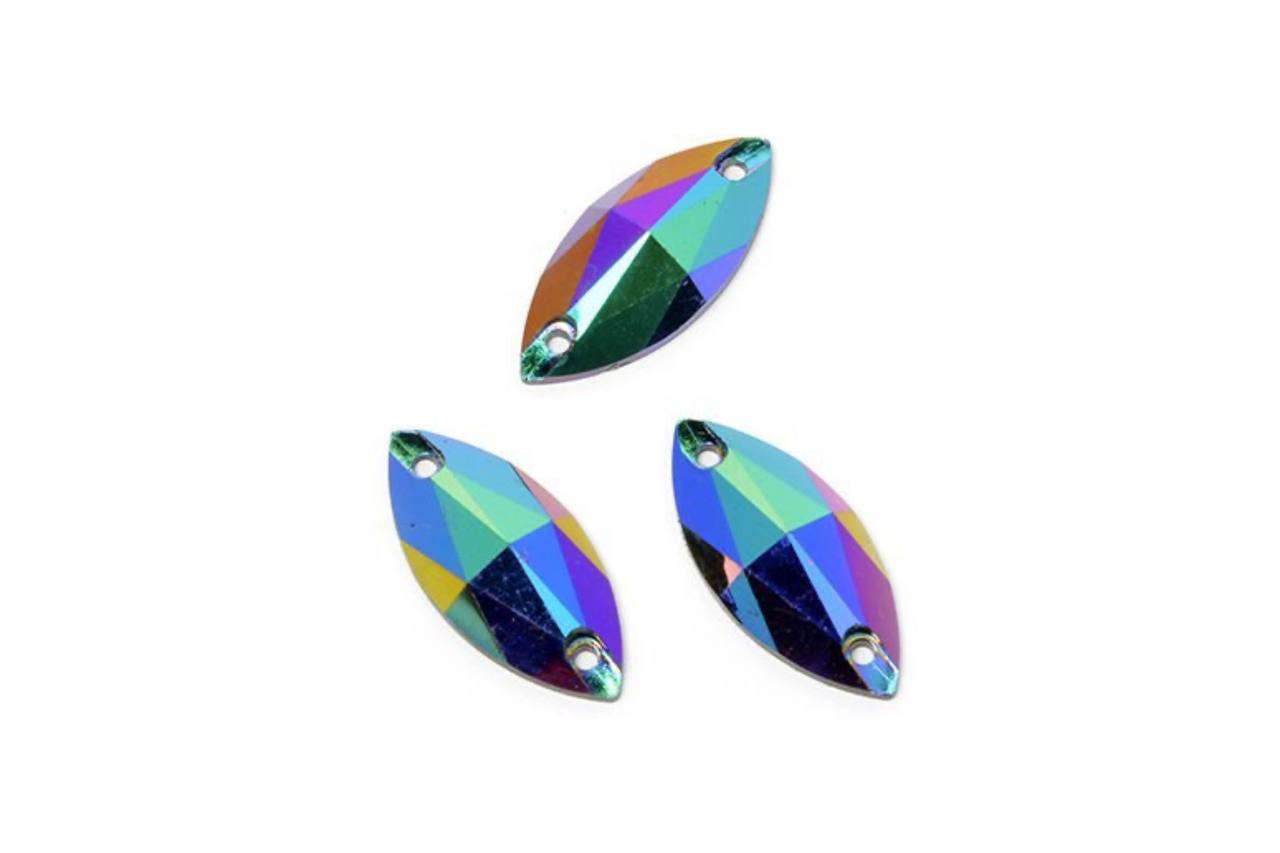 

TESORO пришивные, акриловые, Resin Crystal, цвет 4, 11х24 мм, 10 шт, Разноцветный, пришивные, акриловые, Resin Crystal, цвет 4, 11х24 мм, 10 шт