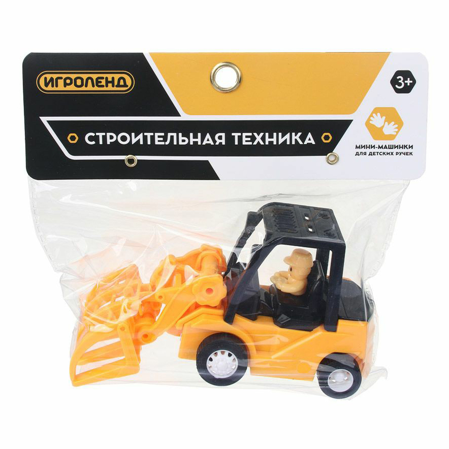 

Машинка Игроленд инерционная Строительная техника в ассортименте (дизайн по наличию), Разноцветный