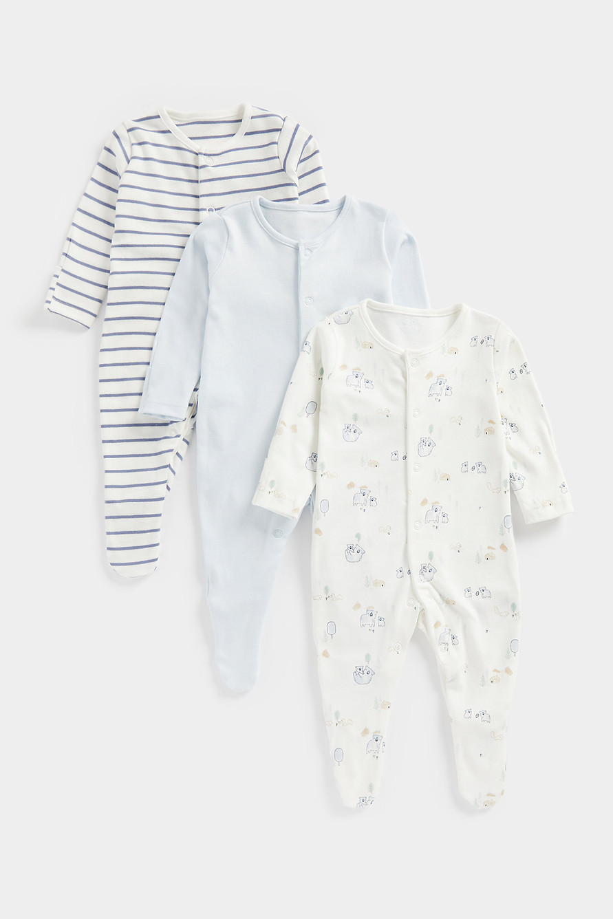 Комбинезон детский Mothercare MC-CB274, мультиколор, 56, 3 шт