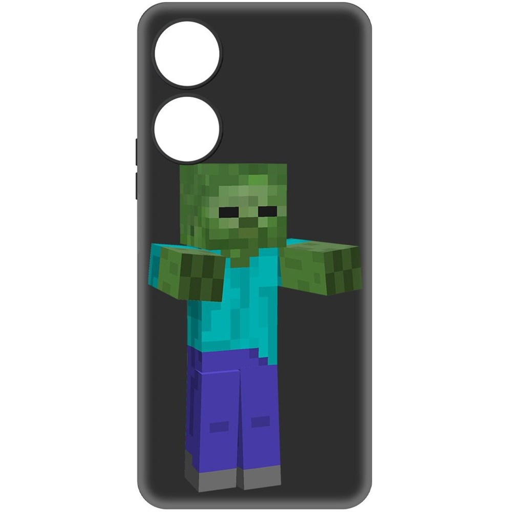 

Чехол-накладка Krutoff Soft Case Minecraft-Гигант для Honor X5 Plus черный