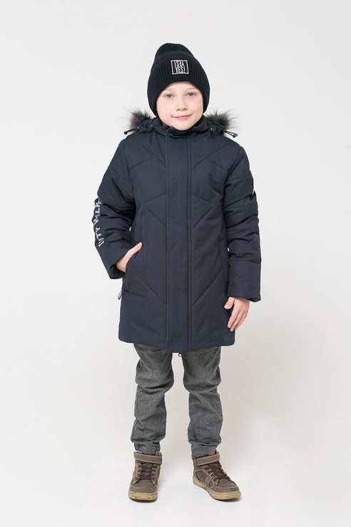 

Зимняя куртка из мембранной ткани Crockid цв. серый, р. 116-122, 1500071254-2