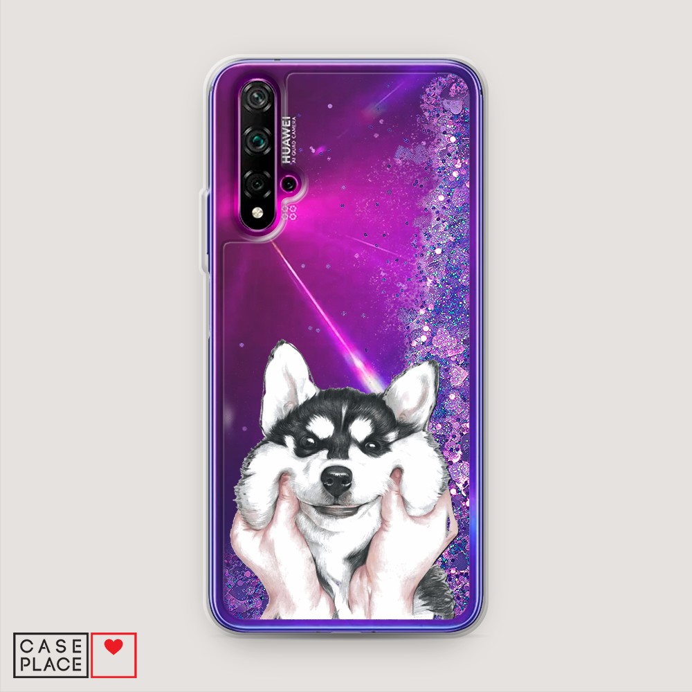 

Чехол Awog на Honor 20/Huawei Nova 5T "Щечки хаски", Разноцветный, 610592-1