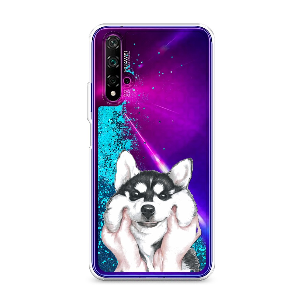 

Чехол Awog на Honor 20/Huawei Nova 5T "Щечки хаски", Разноцветный, 610593-1