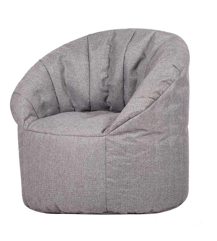 фото Бескаркасное кресло папа пуф club chair grey (серый)