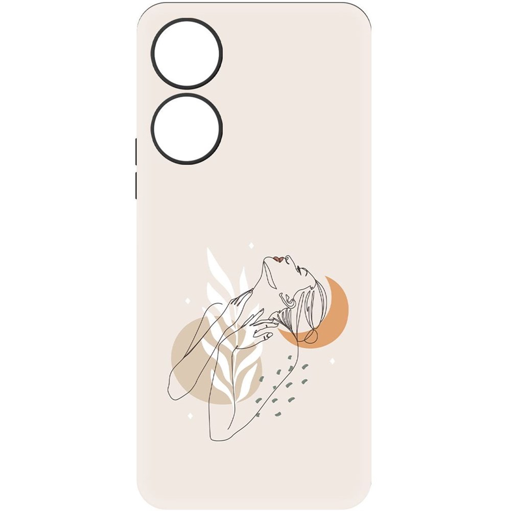 

Чехол-накладка Krutoff Soft Case Женственность для Honor X5 Plus черный