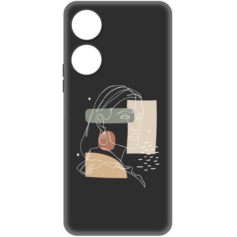 

Чехол-накладка Krutoff Soft Case Уверенность для Honor X5 Plus черный