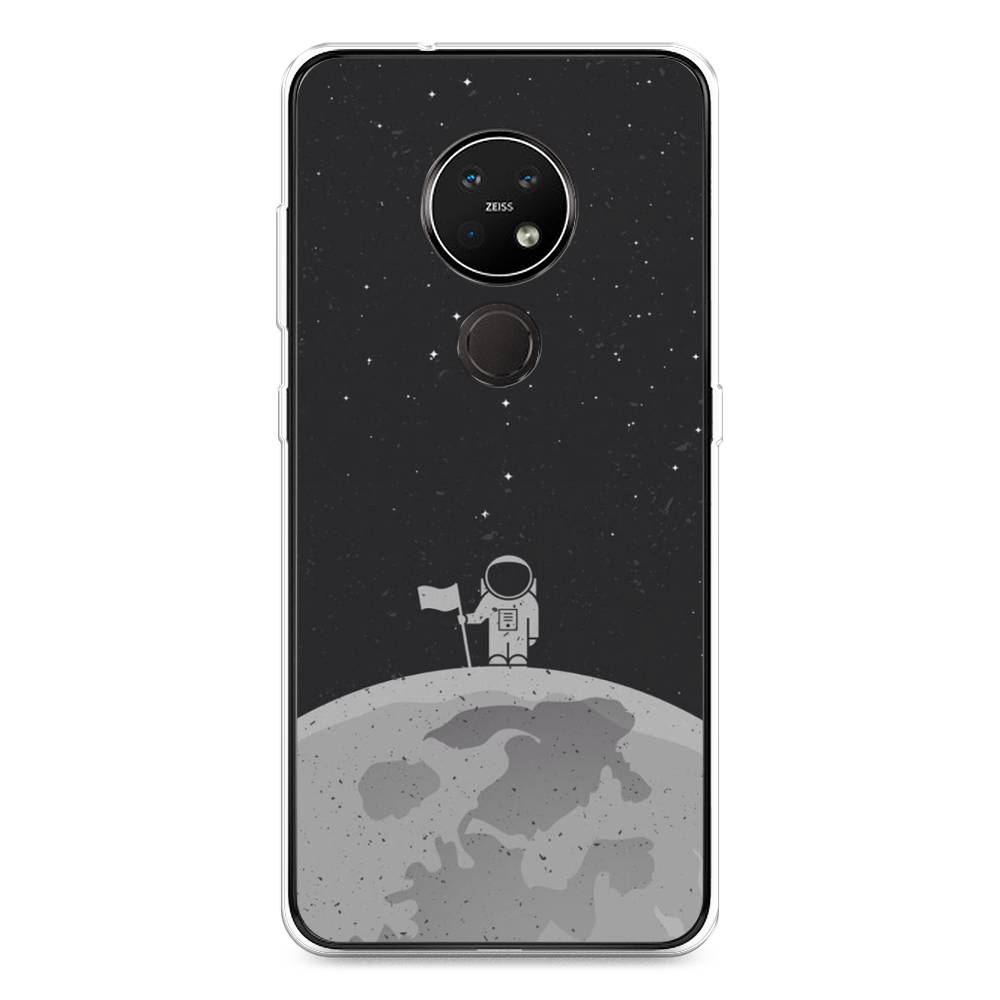 

Чехол Awog на Nokia 6.2 / Нокиа 6.2 "Первый на Луне", Черный, 123050-4