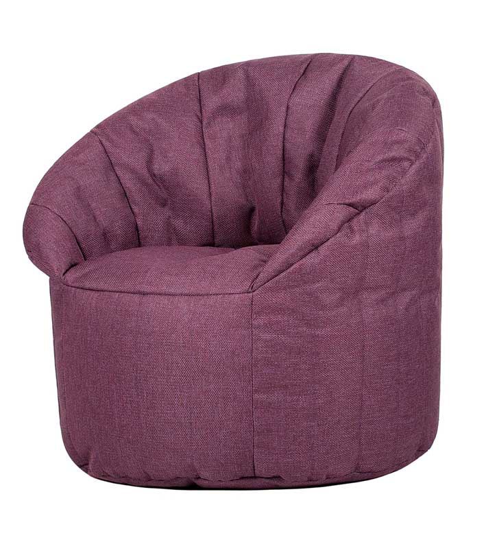 фото Бескаркасное кресло папа пуф club chair purple dream (фиолетовый)