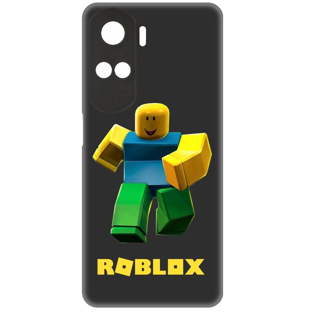 

Чехол-накладка Krutoff Soft Case Roblox-Классический Нуб для Honor 90 Lite черный