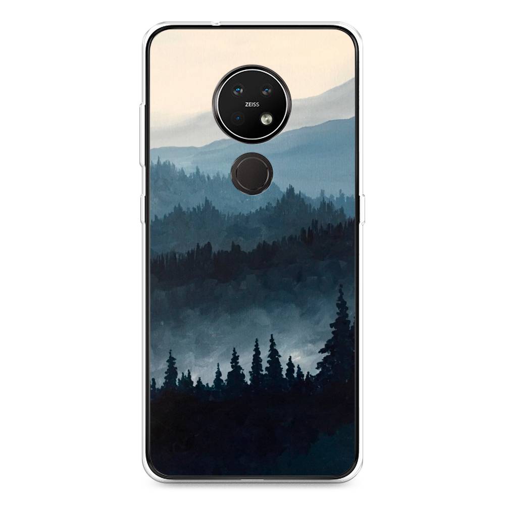 

Чехол Awog на Nokia 6.2 / Нокиа 6.2 "Туманные горы", Бежевый;серый;черный, 123050-4