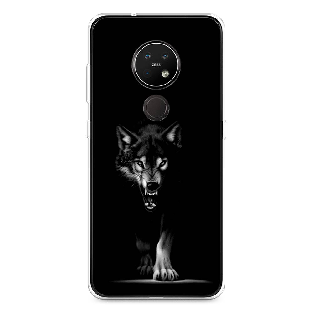 

Чехол Awog на Nokia 6.2 / Нокиа 6.2 "Волк выходит из ночи", Серый;черный;белый, 123050-1