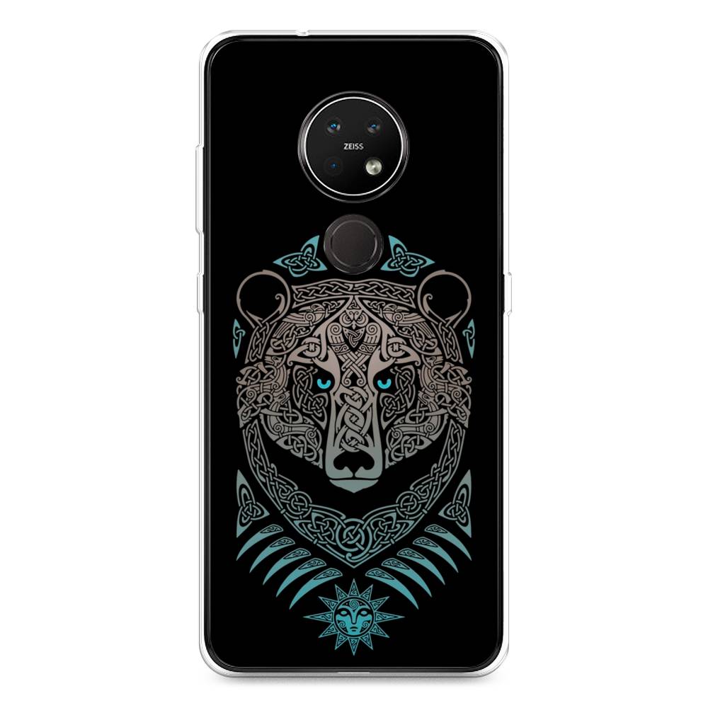 

Чехол Awog на Nokia 6.2 / Нокиа 6.2 "Кельтский медведь", Черный;серый, 123050-2