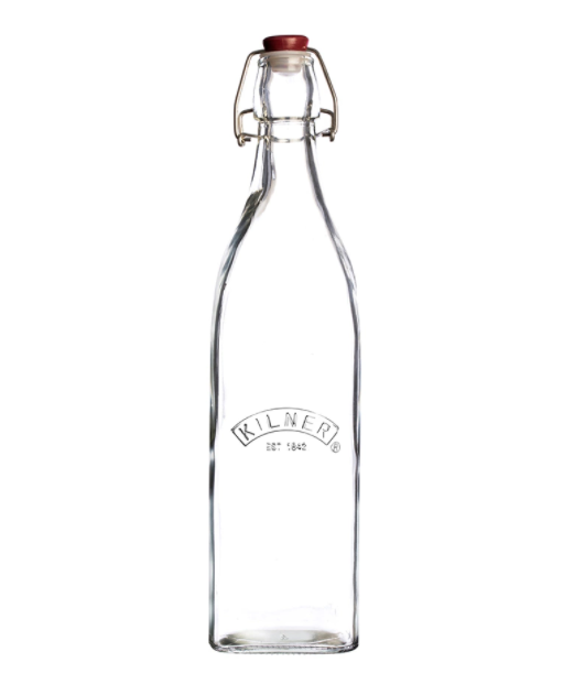 Бутылка для напитков KILNER, Clip Top, 1 л
